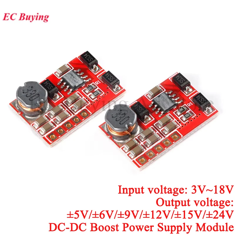 5szt/1szt Ultra Small DC-DC Boost Power Module 3V-18V to Positive Negative ± 5V 9V 12V 15V 24V Converter Step Up Circuit Board