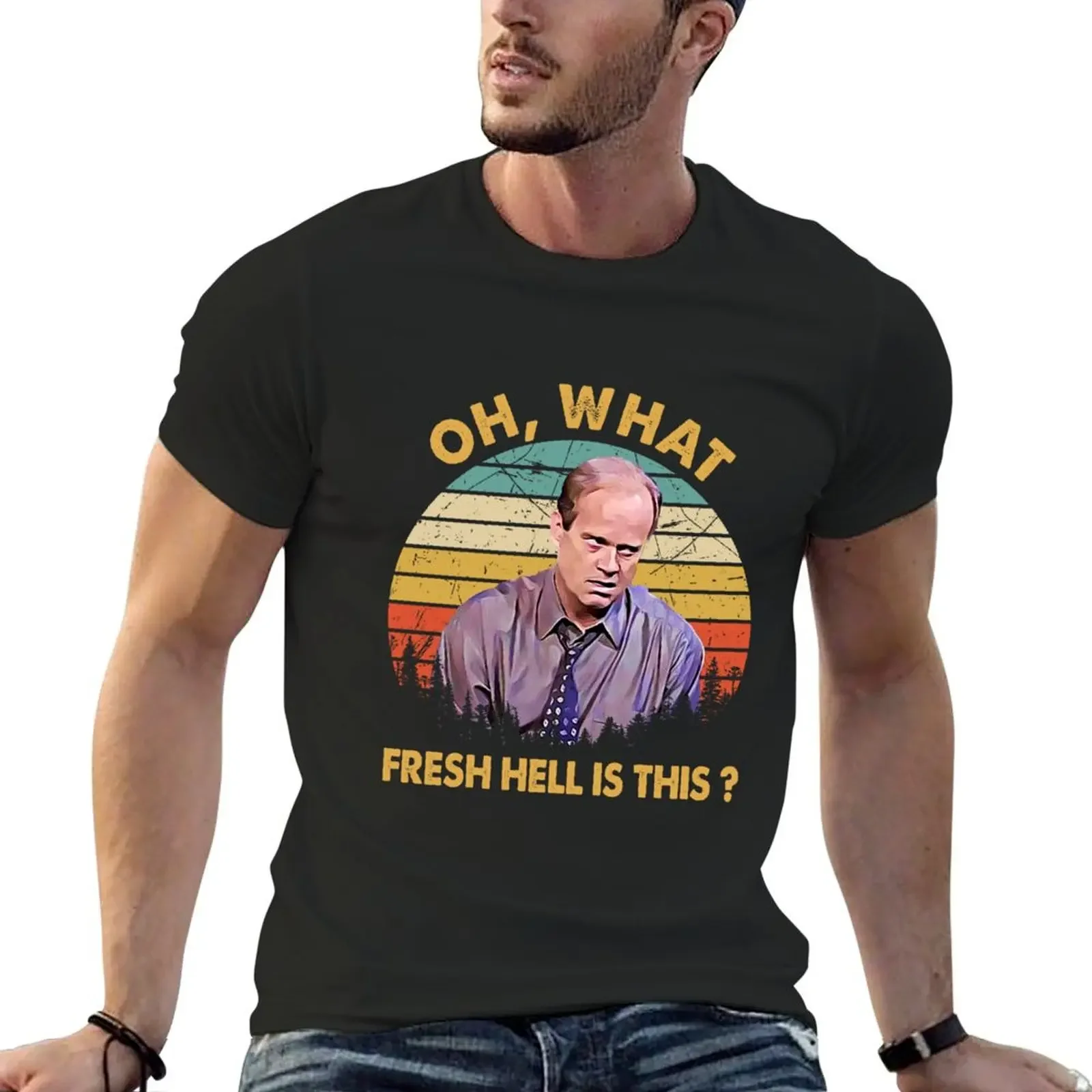 Oh What Fresh Hell Is This T-Shirt quick-drying cute clothes new edition mens white t shirts