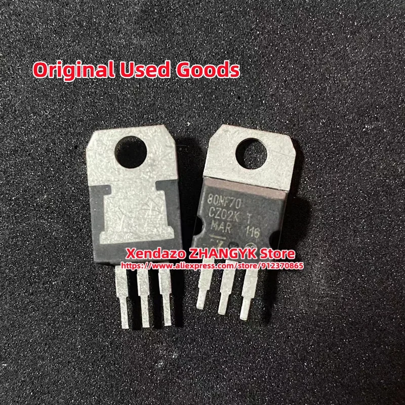 10pcs/lot Original STP80NF70 ST80NF70 80N70 MOSFET TO-220