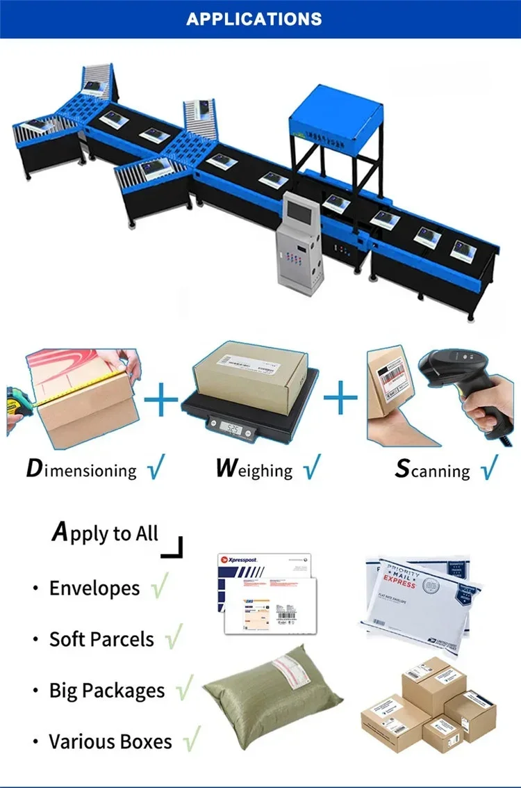 Express logistics e-commerce ERP warehousing collection photo measurement volume Kwai electronic scale