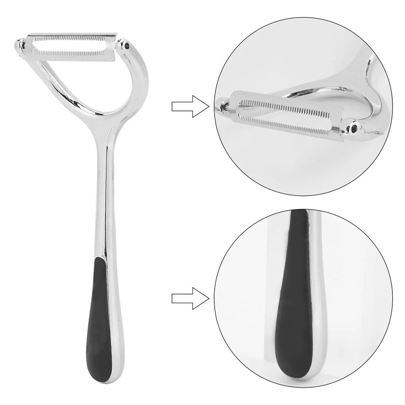 مقشرة بطاطس فائقة الحدة من الفولاذ المقاوم للصدأ ، مقشرة خضروات وفاكهة ، أداة مطبخ ، أفضل الصفقات