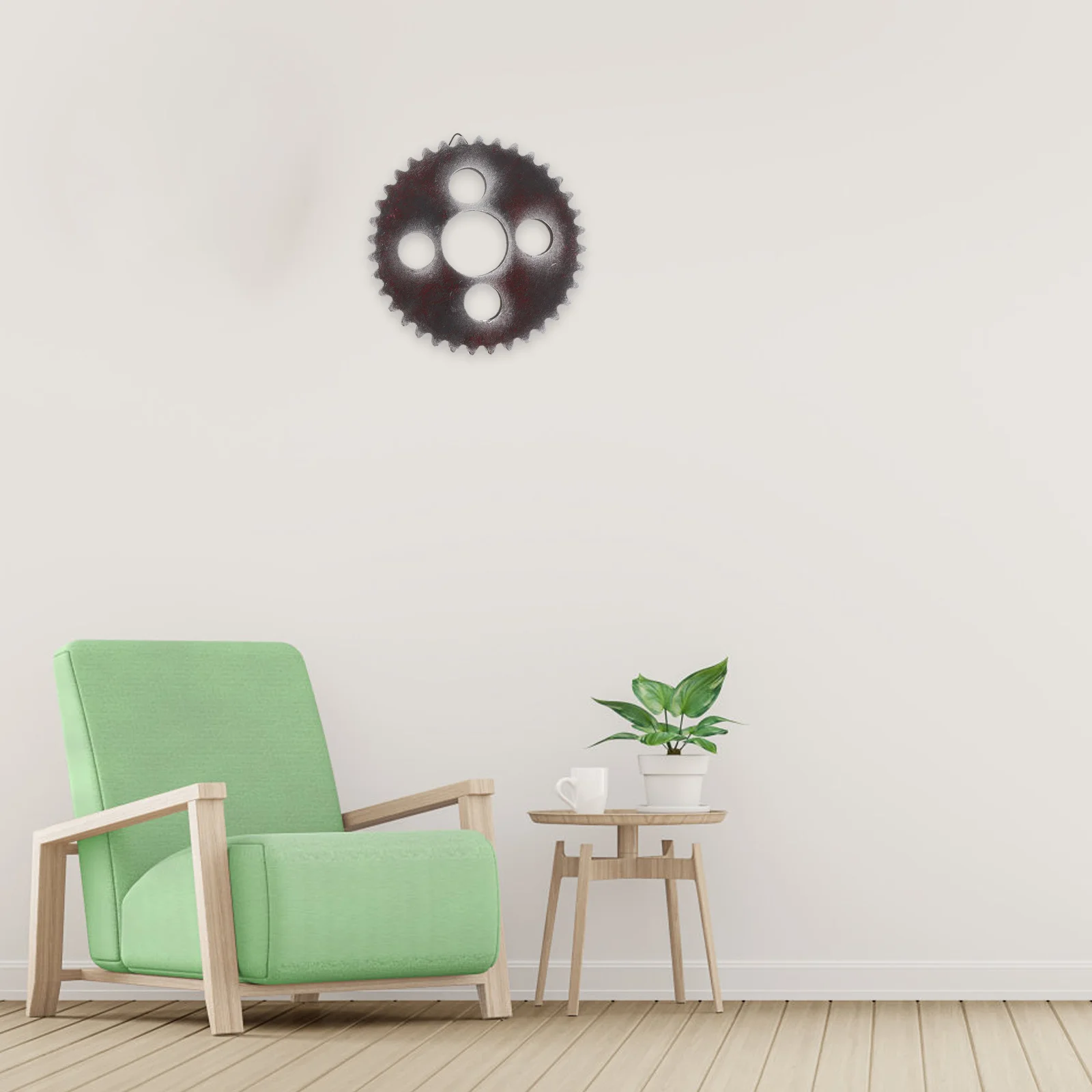 

3Pcs Vintage Wooden Gear Wall Decor Small Retro Roman Wooden Gear Ornaments for DIY Home Bar Bedroom Craft Decorations Unique