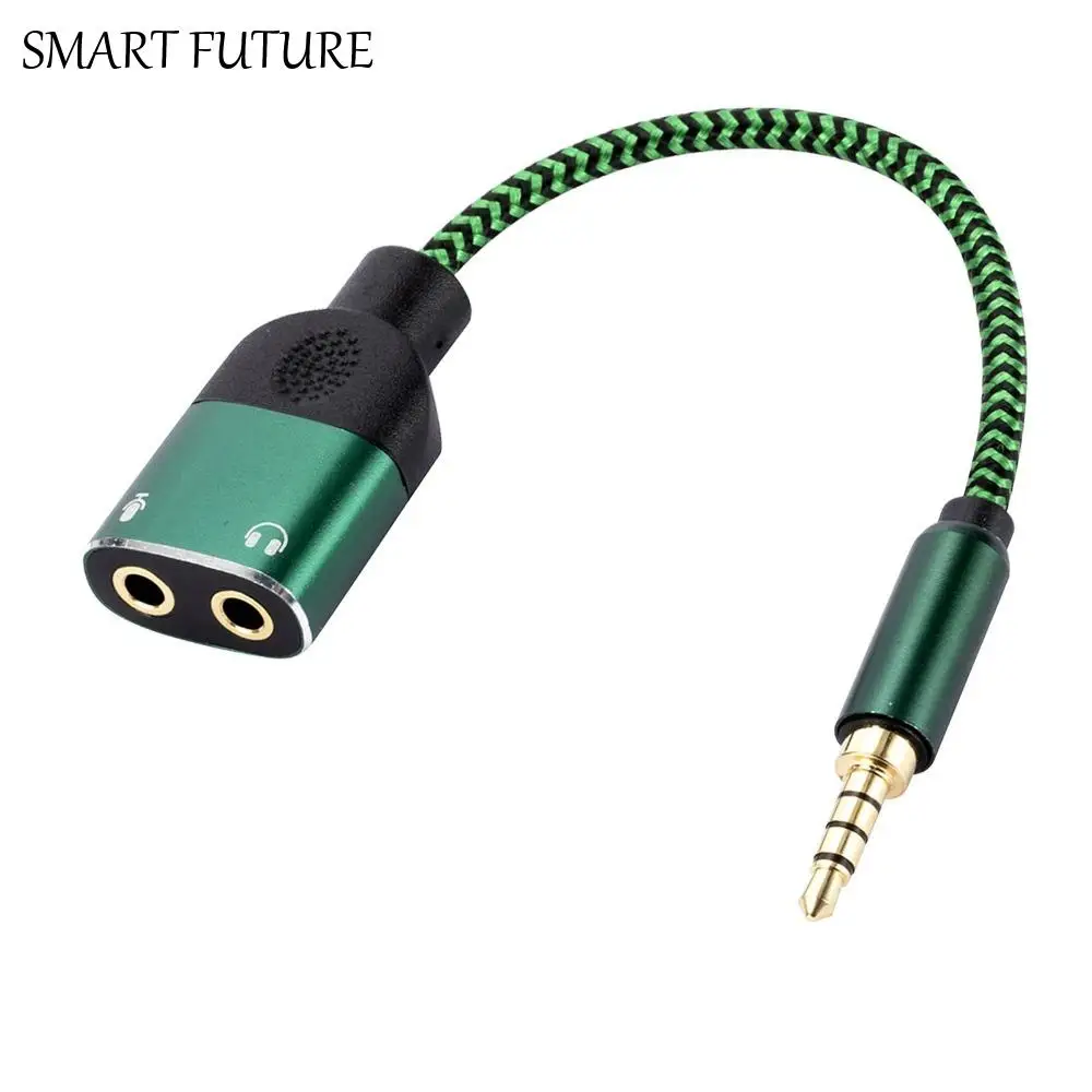 

Male To Female USB 3.5mm Audio Adapter Microphone Headphone 1 To 2 3.5mm Male To Female Cable Adapter Cable USB To 3.5mm