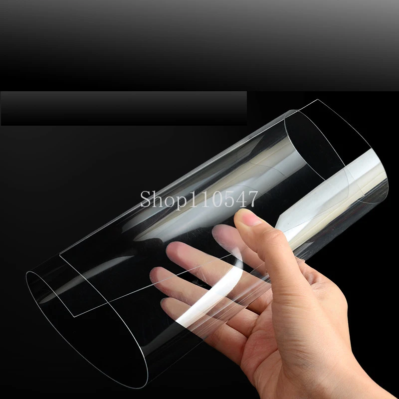 Transparent Plastic Sheet PVC Waterproof Sheet Light Filter Gel 0.1 0.2 0.3 ~ 3mm Thickness DIY Translucent Acetate Clear Film