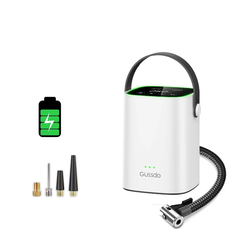 Wireless Tire Inflator Air Compressor with Rechargeable Battery for Convenience