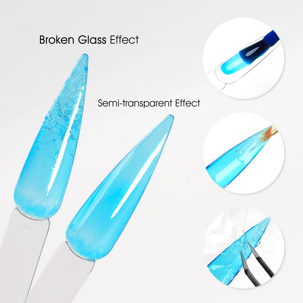 Venalisa ネイルジェル Polish10ml Hema TPO フリービーガンゼリークリスタルウルトラダイヤモンドガラス効果半永久ソークオフ UV LED ワニス