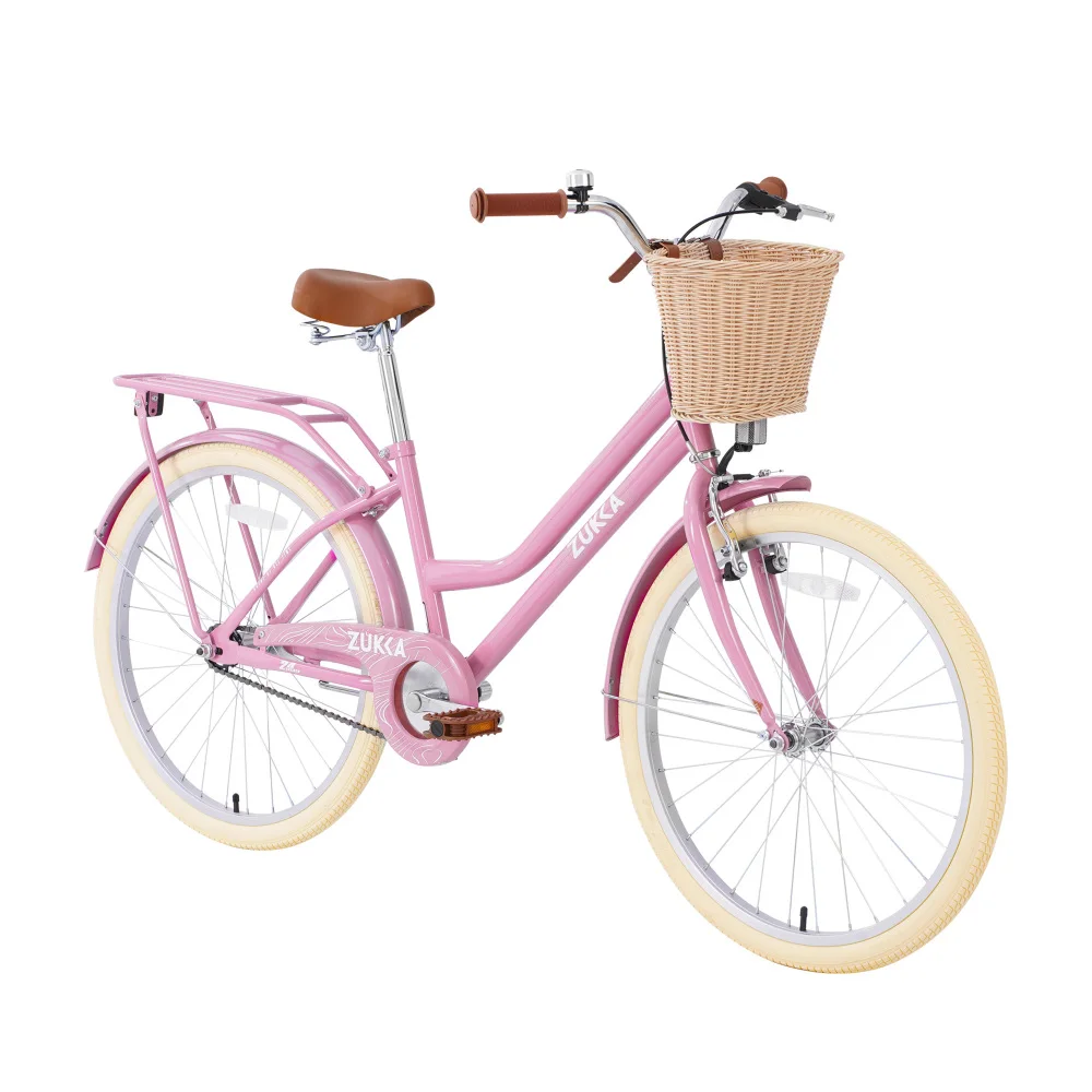 

Steel Frame,Multiple Colors, for 10+Years Old Girls Bike,24 inch wheel