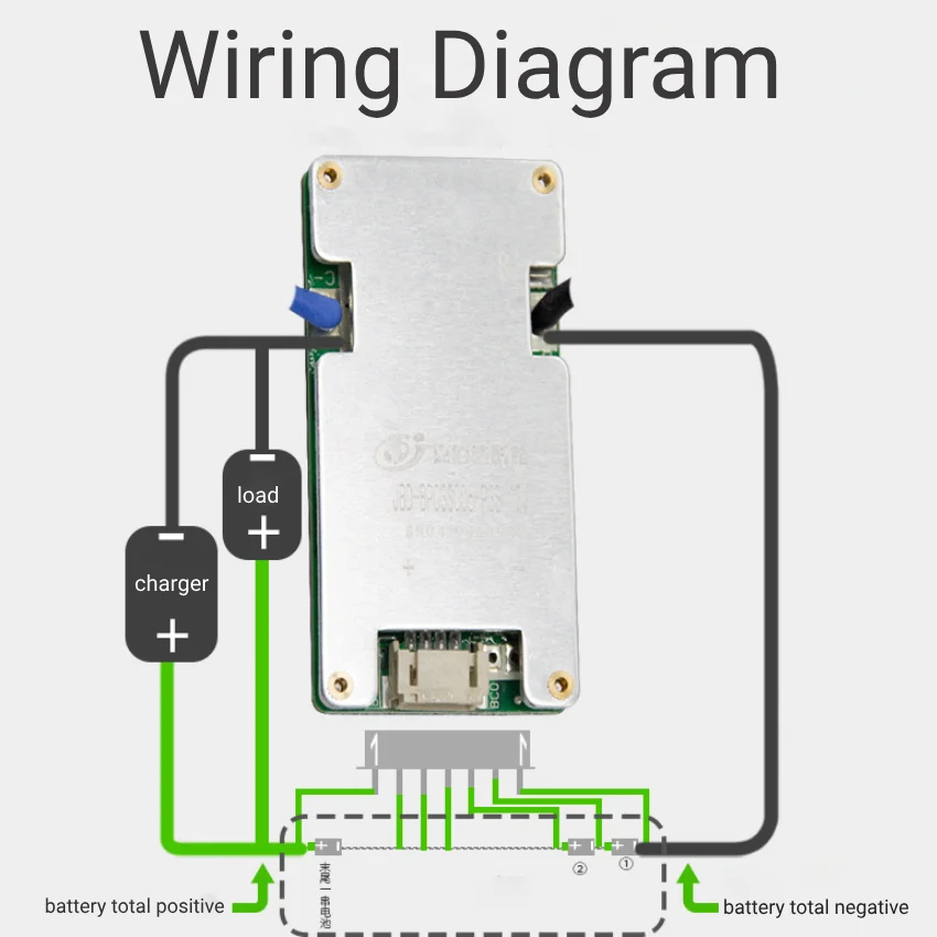 JBD BP03S006 BMS 3S 12V 10A 15A ليثيوم أيون بطارية أيون حماية التوازن لضوء الشارع الشمسي #2