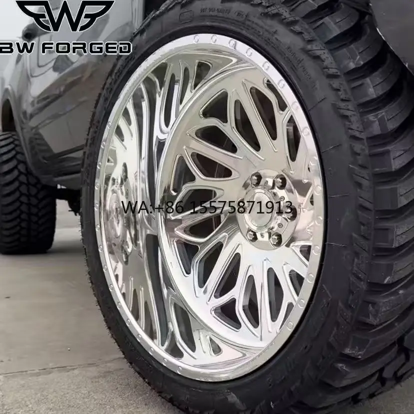 

Forged Wheels for Truck Wheel Polish Aluminum Alloy Wheels 22 24 26 28 Inch Deep Lip