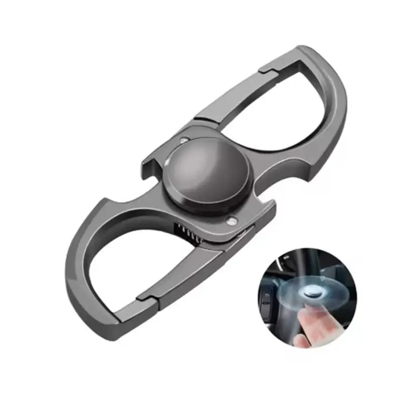 Portachiavi apribottiglie Fidget Spinner Gadget EDC ADHD Ansia Giocattoli antistress Regali novità per adulti Ragazzi adolescenti