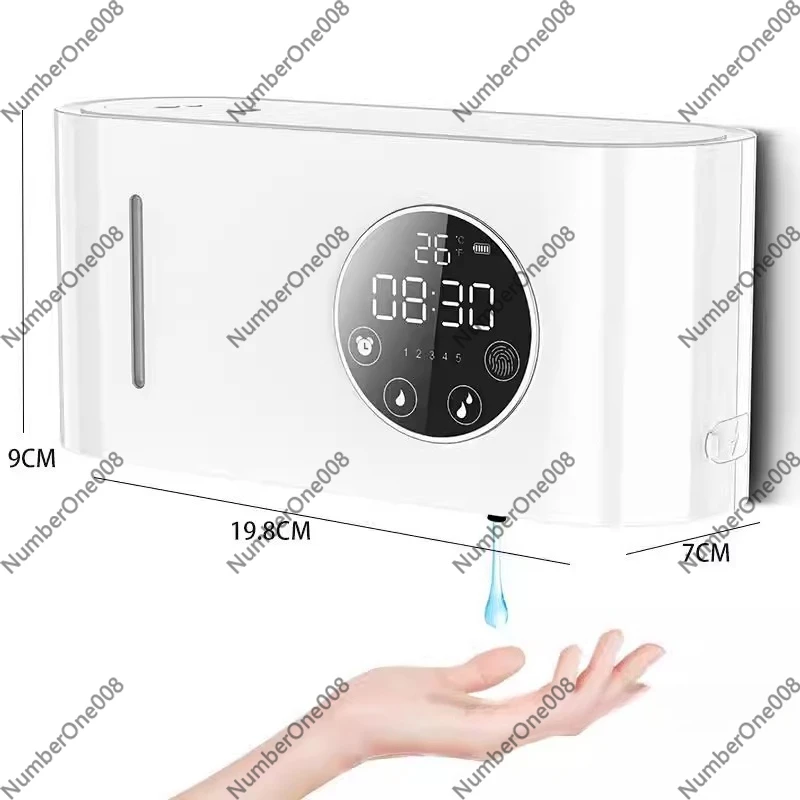 

Wall-Mounted Automatic Soap Dispenser with LED Screen, Non-Contact Sensor for Bathroom & Kitchen