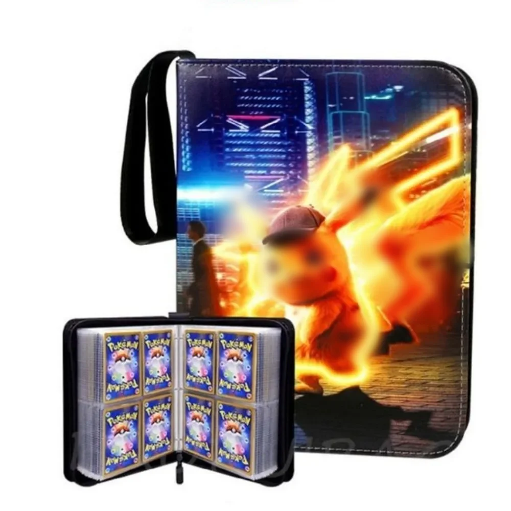 New Design 400PCS Monster Card Album Card Holder Anime Album Classic Portable Card Book Waterproof Kids PU Card Book image 2