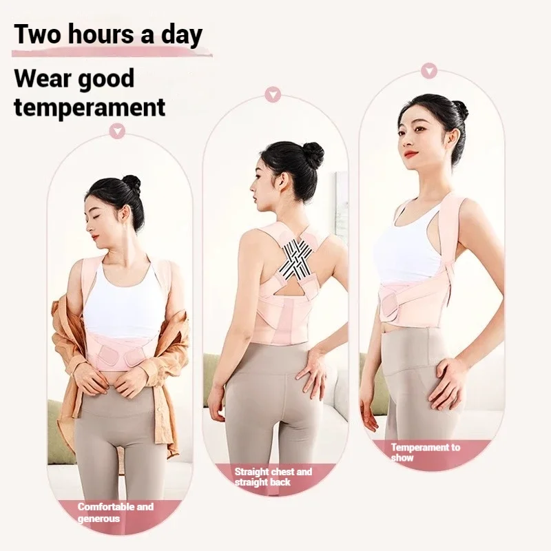 Corset for Women Ajustable Back Posture Corrector Spine Corrector Shoulder Brace for Office Gym Yoga Back Support Belt Work Out