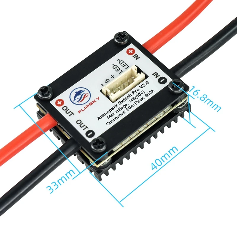 FLIPSKY 1 PCS Antispark Switch Pro V3.0 ESC Switch With Heatsink Parts Accessories For Electric Skateboard/Ebike /Scooter/Robots