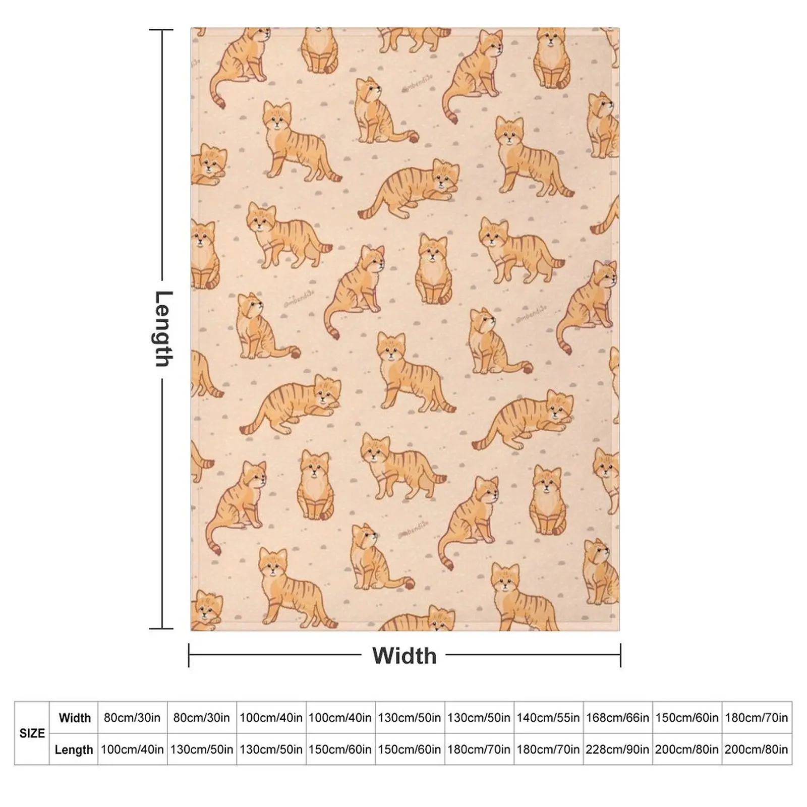 Sand Cats Throw Blanket couch cozy soft plush fuzzy picnic outdoor blanket