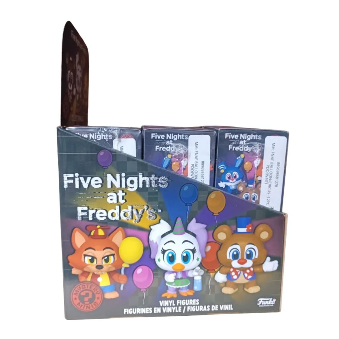 Funko خمس ليالٍ في فريدي بالون السيرك سر مينيس الشكل صندوق أعمى طبعة محدودة الفينيل الشكل جمع لعبة مجسمة هدية