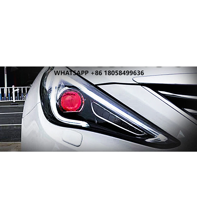 

Car Headlight Led Upgrade Replacement for yundai Sonata 2009 2010 2015 2011 2012 2013 2014 Devil Eye Angle Styling Kits Auto