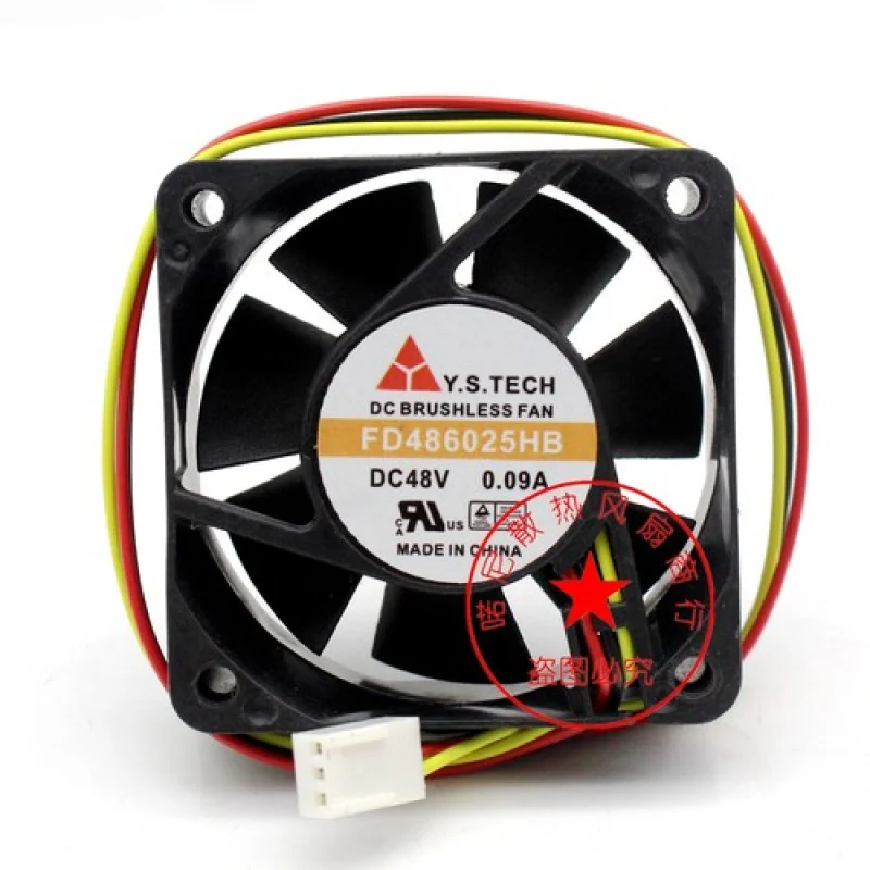 

L Высокопроизводительный охлаждающий вентилятор FD486025HB 48 В 0,09 А 60*60*25 мм