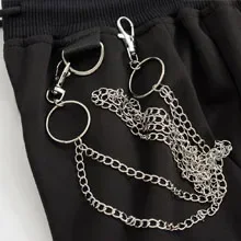Schwarze Freizeithose für Damen im Frühling und Herbst, koreanischer Stil, Ins Hip-Hop-Student, lockere, hoch taillierte, schmal geschnittene Cargohose, trendig – Detail 5