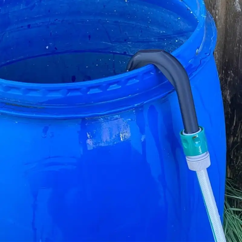 Garden Hose Hook, Self Priming Siphon Hose For Auto Drain & Fill Rainwater Transfer, Anti-Kink Water Guide, Courtyard Organizer