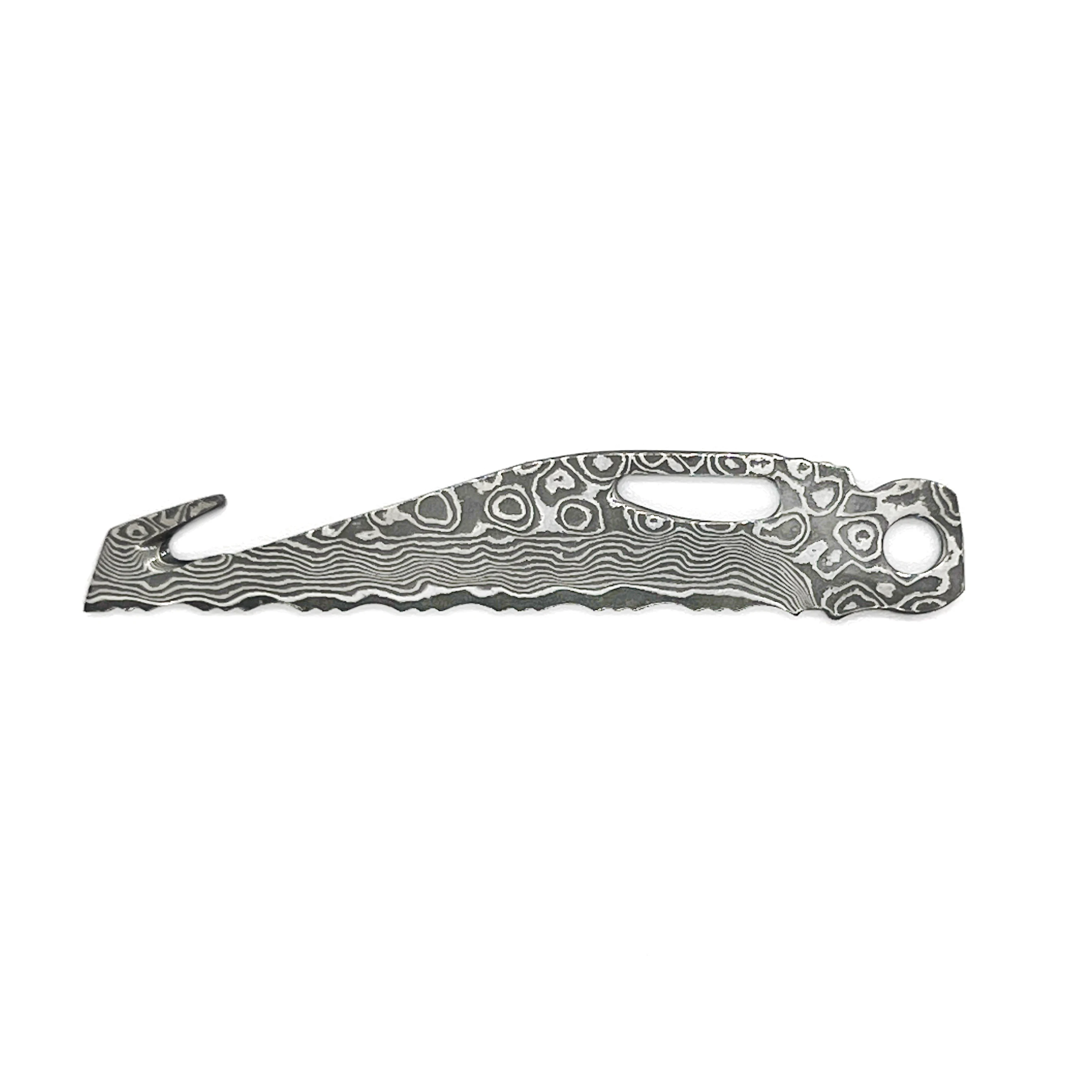 1 Pcs Replaceable VG10 Damascus sandwich steel Blade For leatherman Charge TTI Wave Signal Main Knife Part DIY Accessories