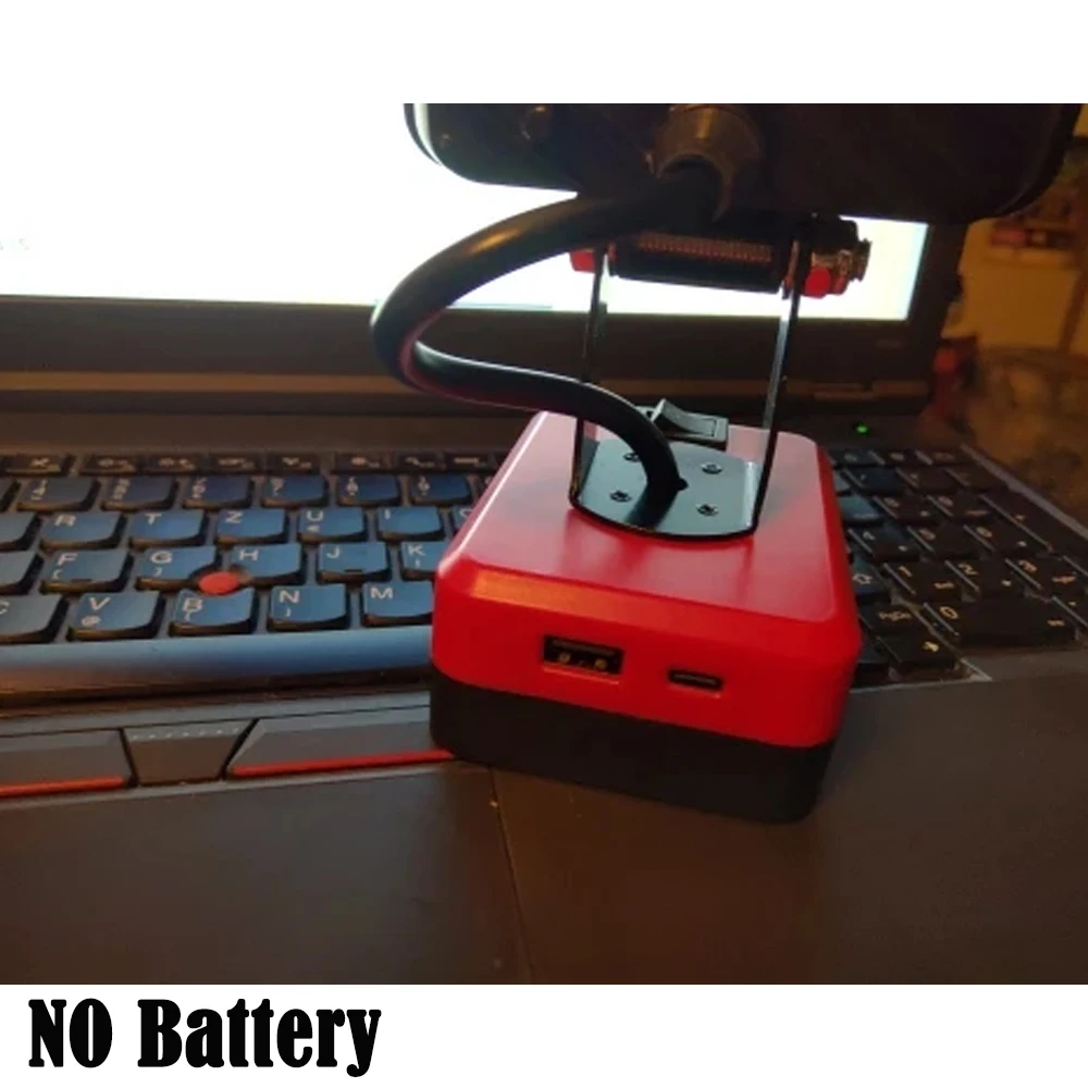 

Wireless LED Work Light For Ozito 18V Series Li-ion Battery Portable Outdoor Lamp work light w/USB (Not include battery)