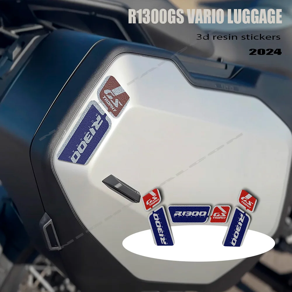 For BMW R1300GS R 1300 GS 2023 2024 Suitcase Sticker Rubber Sticker Decoration Decal