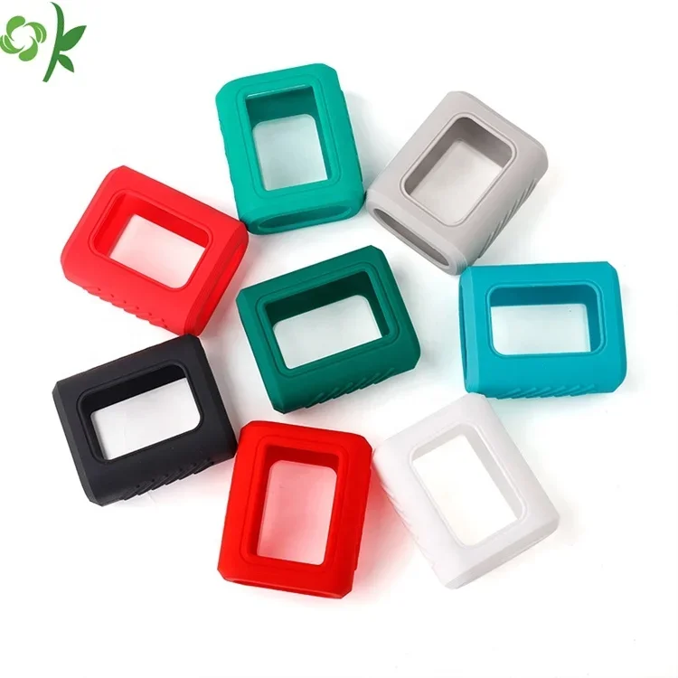 متوفر في المخزون OKSILICONE غطاء مكبر صوت مقاوم للماء من السيليكون شعار مخصص ملحقات حماية مكبر الصوت المضاد للغبار