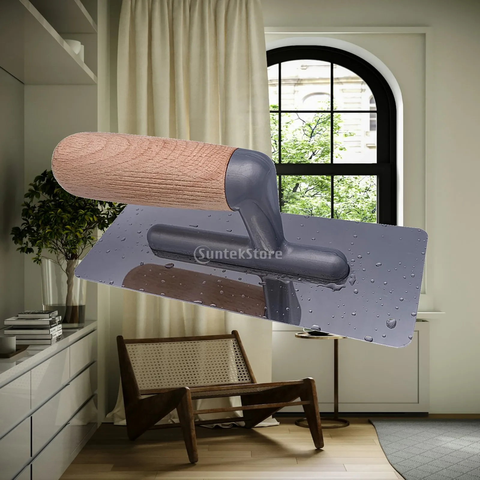 Plastering Trowel Comfort Grip Flat Drywall Trowel Drywall Trowels for Stucco Wall Decoration Applying Putty Wall Construction
