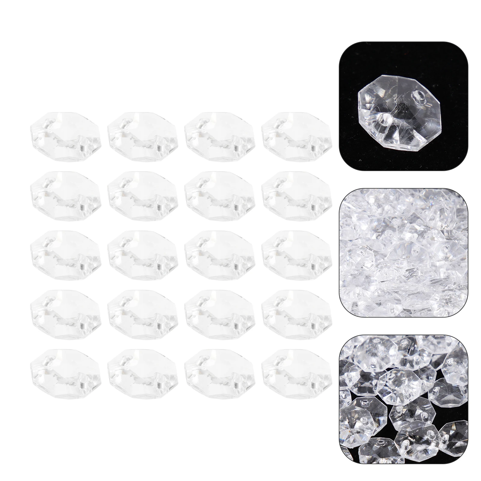 

Acrylic Beads DIY Supplies Bracelet Loose Spacer for Crafts Handcraft Charm Travel