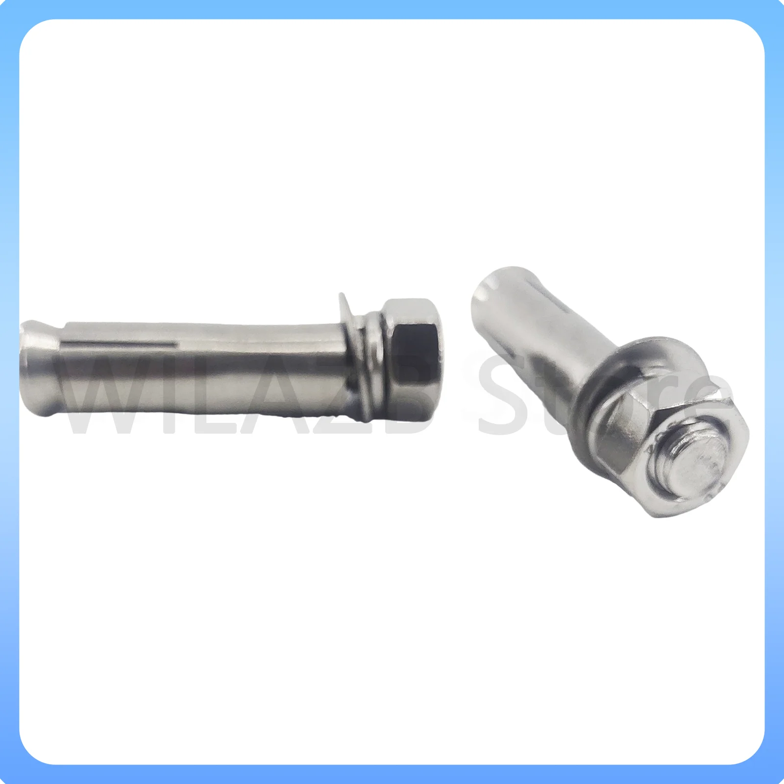 1-3Pcs M6-M12 304 Stainless Steel Hex Head Sleeve Anchor Expansion Screws 50-150mm Concrete Bolts Hook Bolt Set Home Improvement