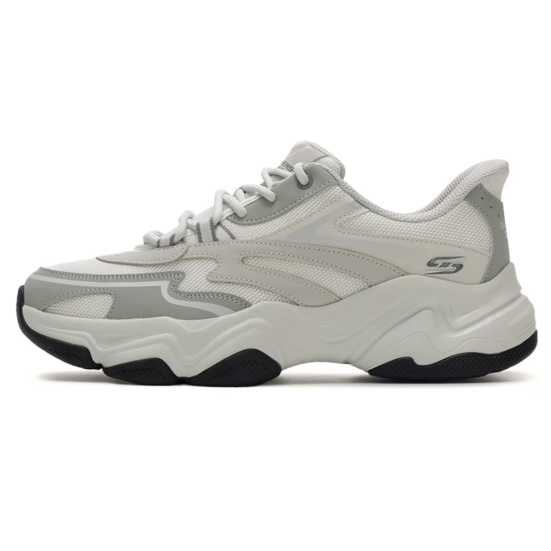 

Skechers Men's Sneakers Low-Top Comfortable Breathable Panda Shoes Fashionable Trendy Men's Casual Shoes 118332-Wgy