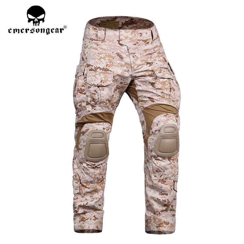 Emersongear Pantaloni tattici G3 Pantaloni cargo da uomo Gen3 Duty Combattimento da campeggio Gioco Airsoft Paintball Caccia Trekking Sport EM9351