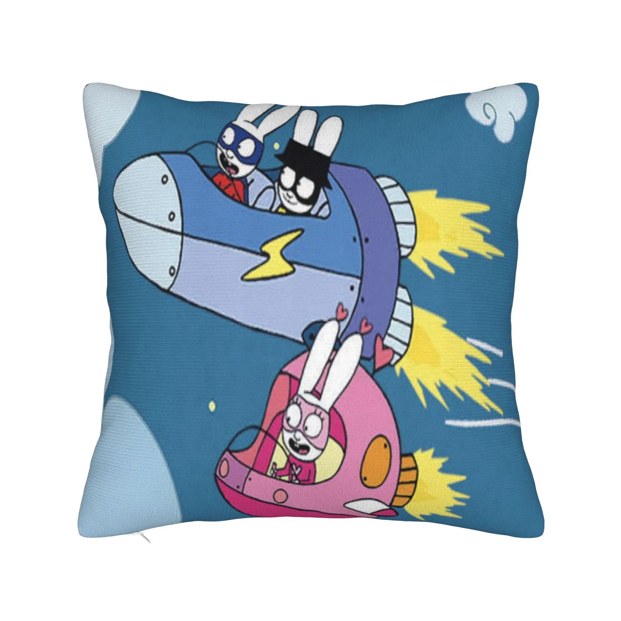 Simon Super Rabbit Printing Pillowcases Cushion Cover  Throw Pillow Cover New Style Seat Decorations Square Multi Size