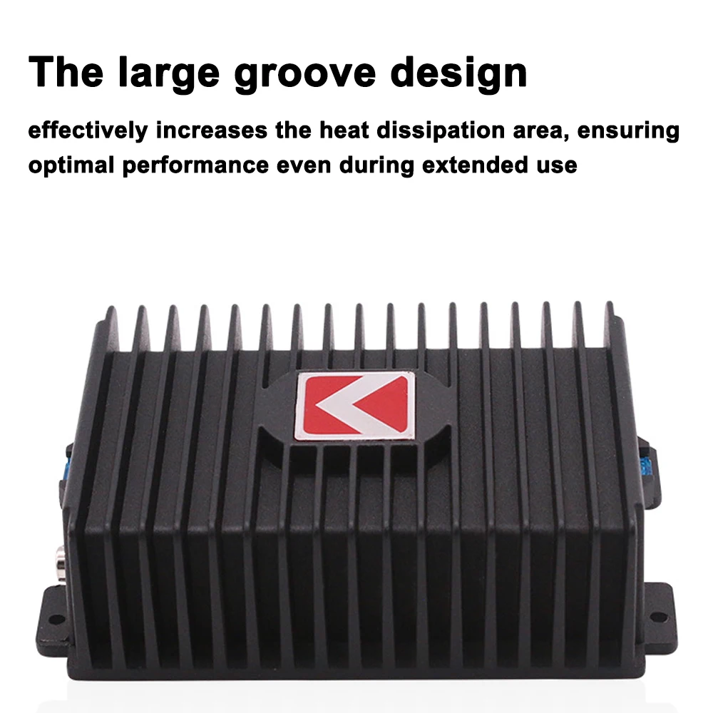 4-Kanaals Auto Versterker 80Wx4 Audio Modificatie Eindversterker Digitale Geluid Processor Klasse A/B voor Android Auto Speler