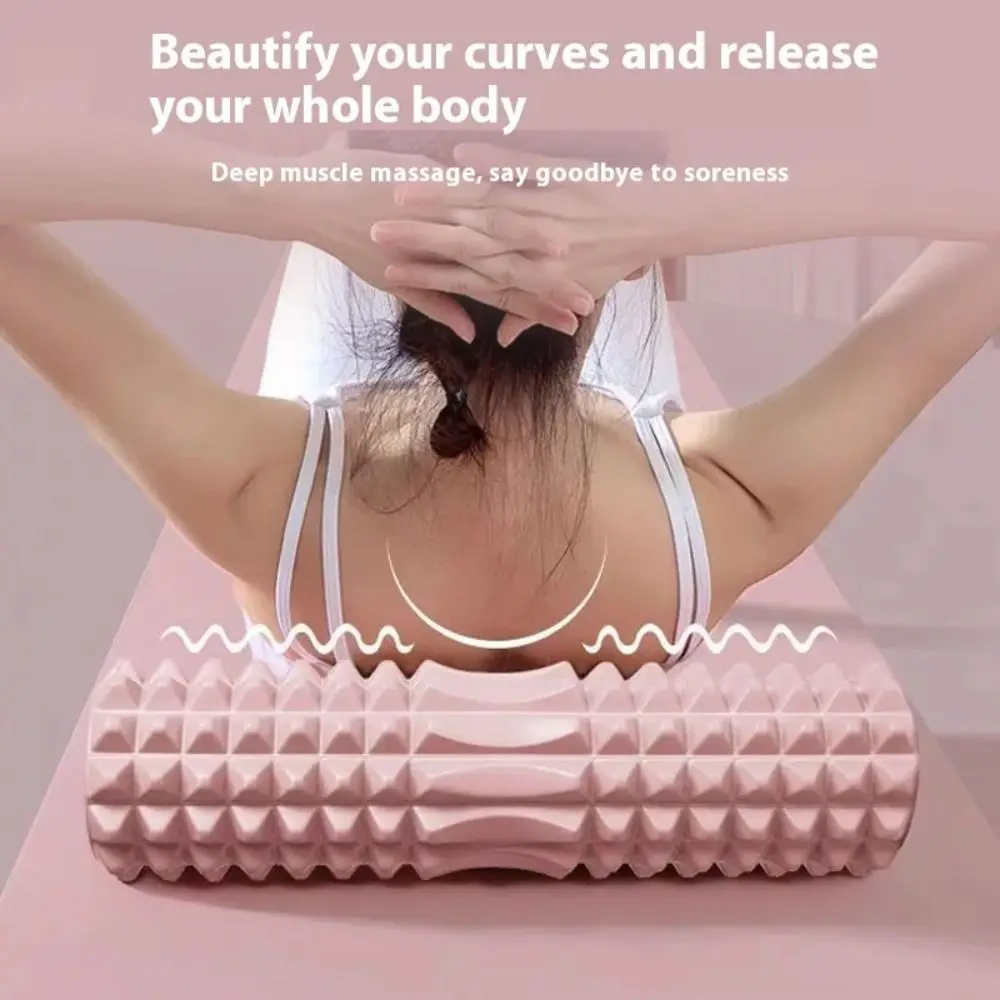 Langlebige EVA-Schaum-Fitness-Rückenrolle mit hoher Dichte, Triggerpunkt, Yoga-Schaumstoffrolle, stabil, professionelle Fitness-Yoga-Säulenübung