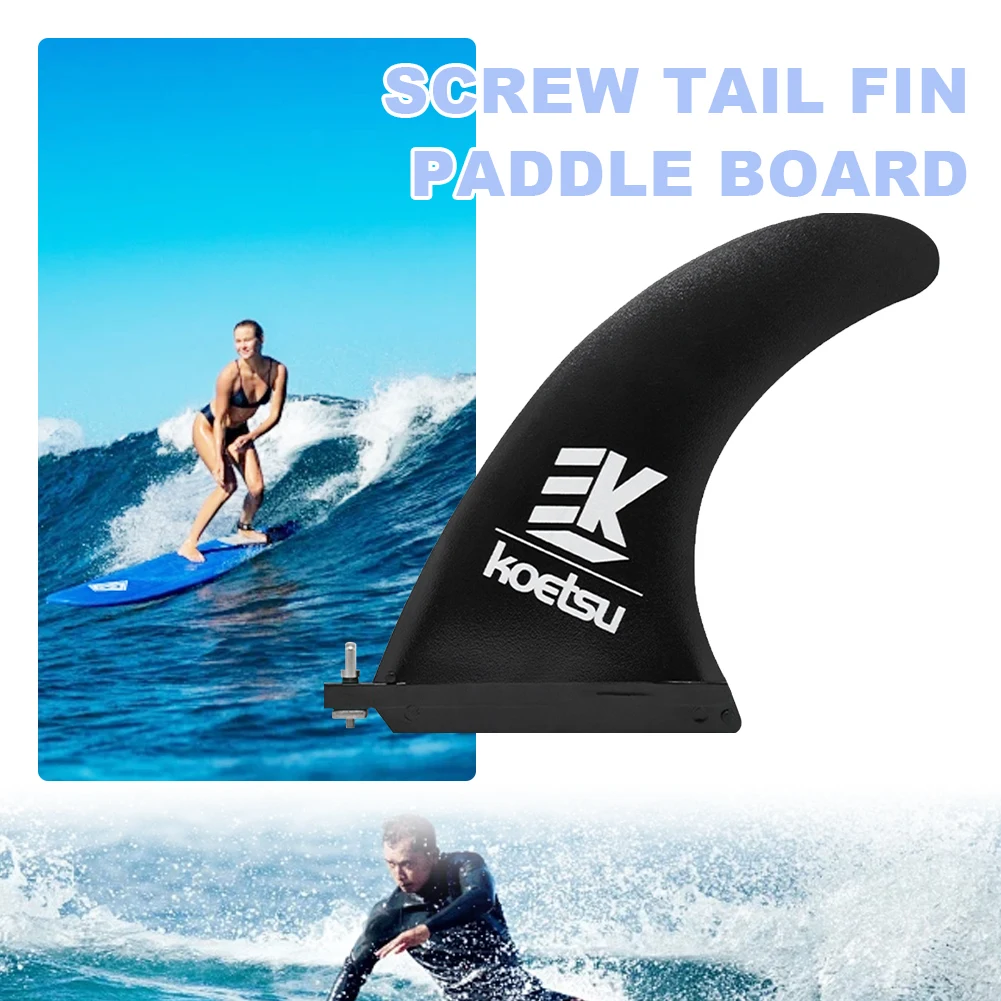 

8/9/10 Inch Surfboard Fins with Fin Screw SUP Fin Detachable Paddleboard Fin Surfing Accessories for Surfboards SUPs and Kayaks