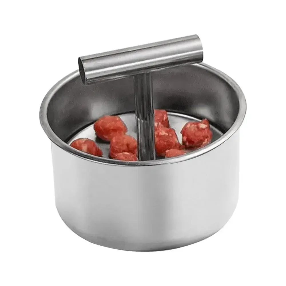 Presse Frikadelle Maker Edelstahl Frikadelle Maker Fleisch Bälle Manuelle Multi-funktionale Maker Werkzeug Haushalt Küche Manuelle Form – Detail 23