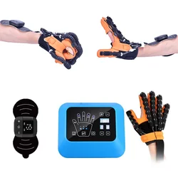 Rehabilitation Robot Glove Hand Device for Stroke Hemiplegia Hand Function Recovery Finger Trainer Send Pulse Massager