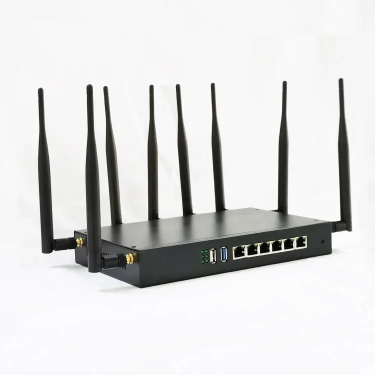 DTU 1 WAN 4 LAN USB2.0/3.0 Open-Wrt 5G Industrial Wireless Router for M2M/LoT Industrial