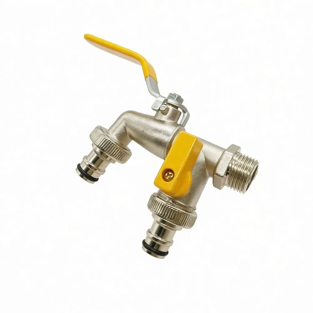 Garden Irrigation Faucet Quick Connect Tap Zinc Alloy Outdoor Water Valve For Washing Machine And Daily Cleaning Use
