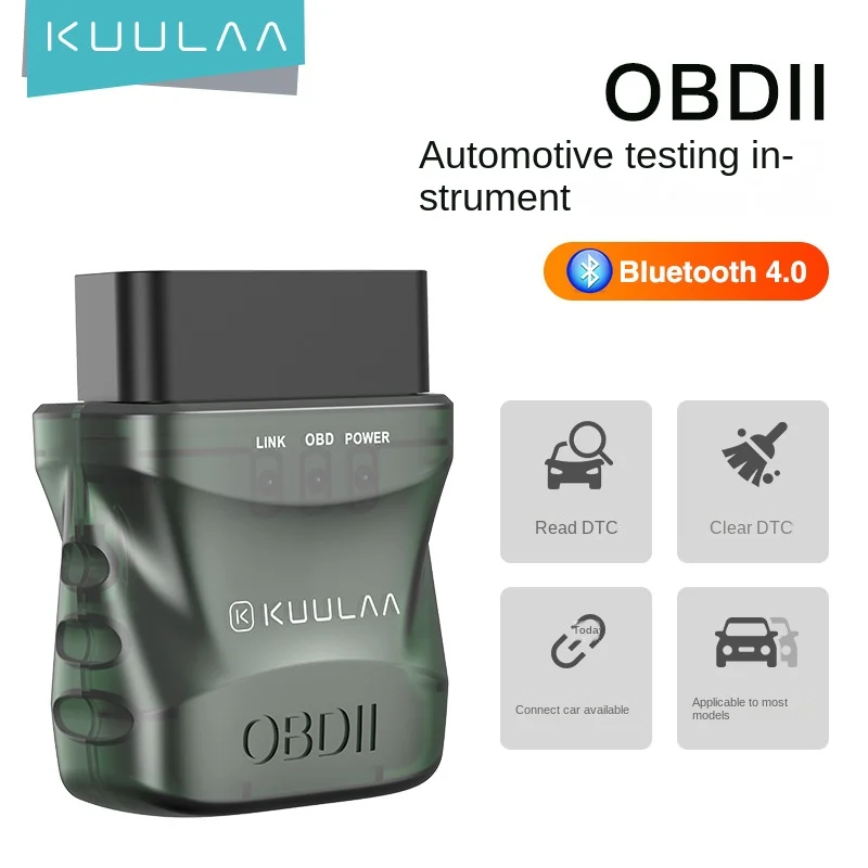 

Bluetooth OBD car detector auto fault detector error code diagnostic instrument code reader