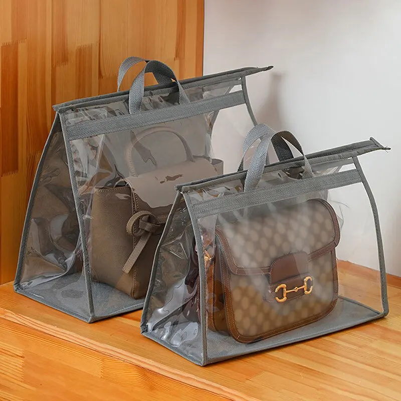 Travel Storage Bag Dustproof Bag Wardrobe Hanging Storage Bag Large Capacity Pvc Waterproof Leather Bag Transparent Dust Bag Sto