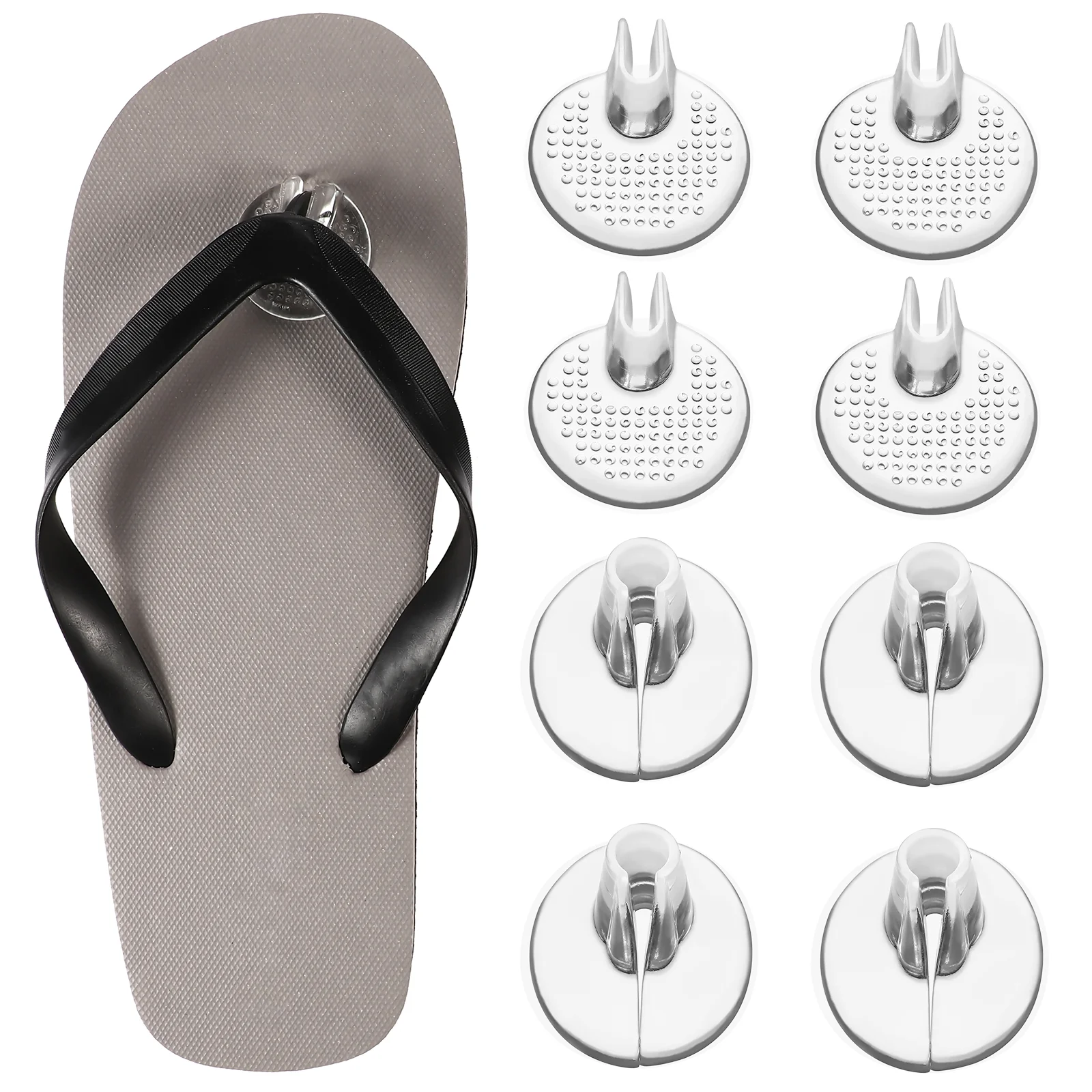 6 Pairs Toe Protector Pads Protectors for Flip-flops Follow up Thong Shoes Forefoot Inserts Cushions