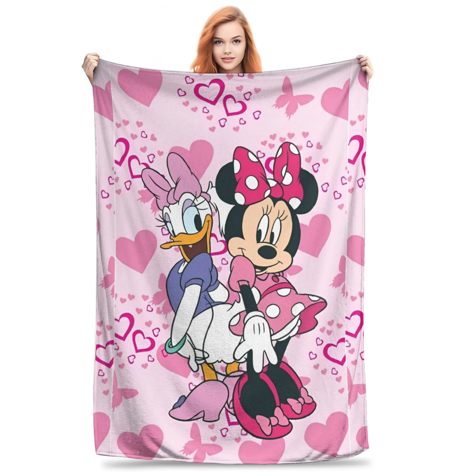 

minnie mouse daisy Blanket Multiple Sizes Super Soft and Warm Throw Blankets for Couch Sofa and Bed