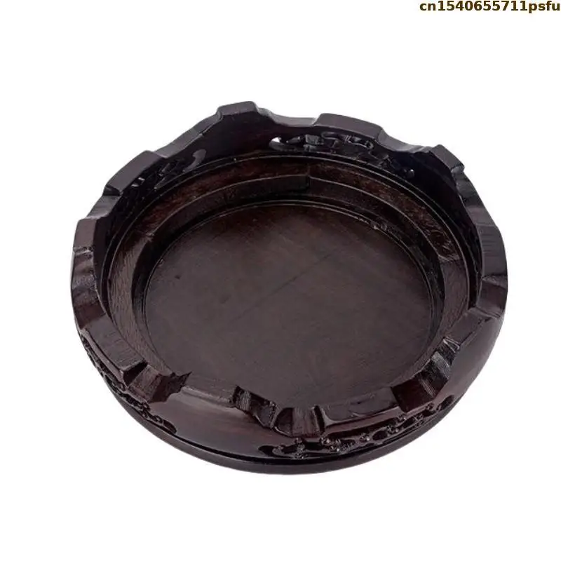 13-40cm Diameter Wooden Standing Flower Base Vase Flower Pot Sorting Table Display Stand Bonsai Holder Plant Shelf Garden Base