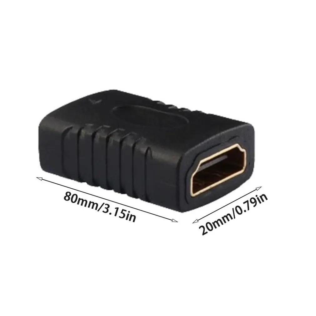 Adaptador de extensión de 1080P, convertidor HDMI compatible con HDMI, conector hembra, Cable extensor para HDTV HDCP