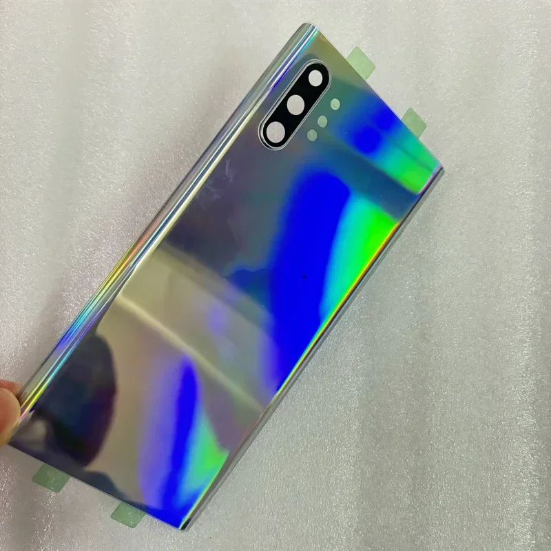 

For Samsung Galaxy Note 10 plus back panel 3D plating SM-N975 battery cover rear housing with camera lens