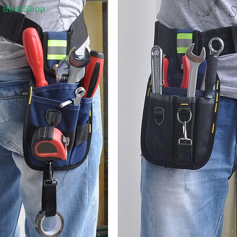 ★★★Multifunctional Tool Waist Bag Electrician Pocket Storage Bag Maintenance Tool Bags Portable Screwdriver Kit Holder Pouch