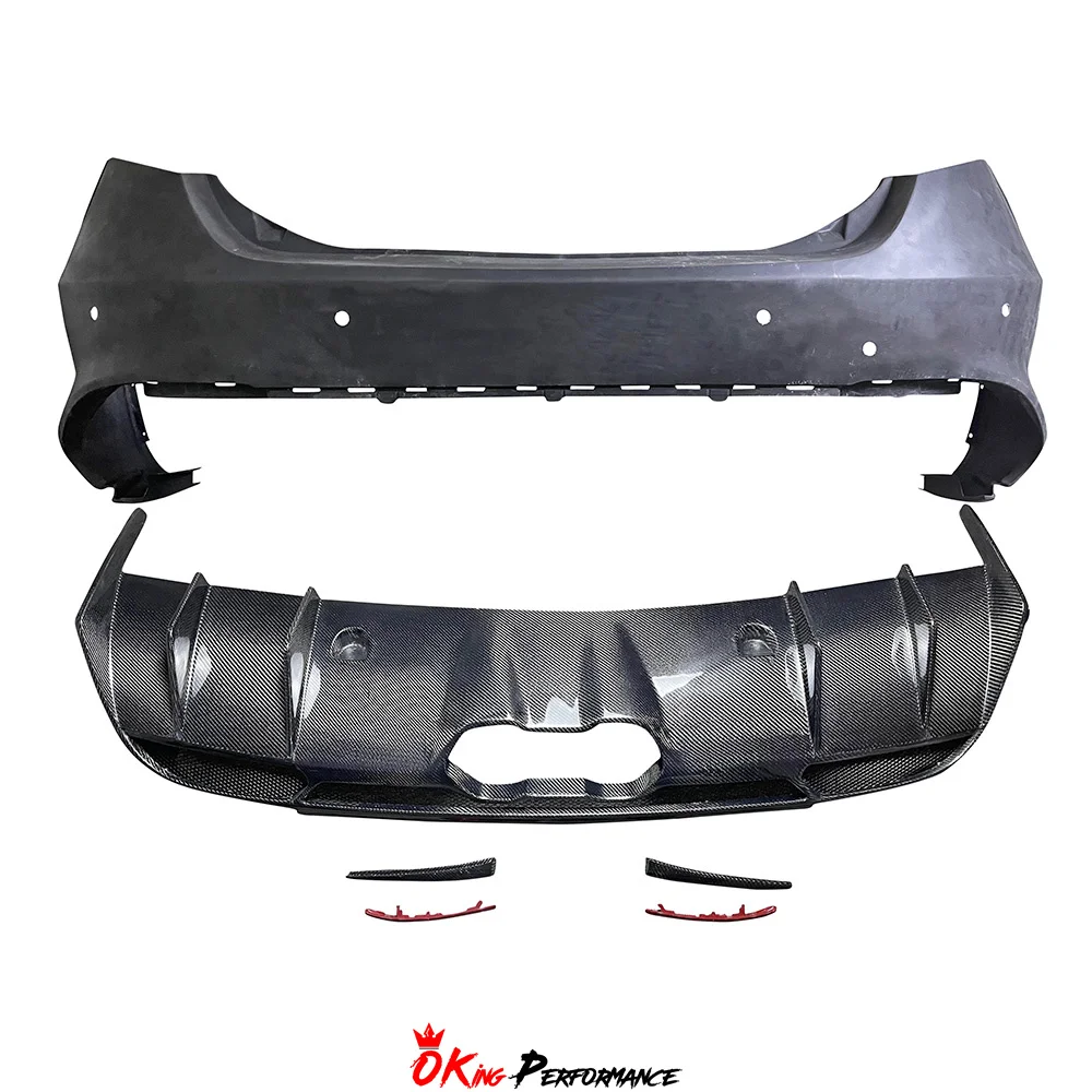 

GTAM Style Partial Carbon Fiber Rear Bumper for Alfa Romeo Giulia Bodykit